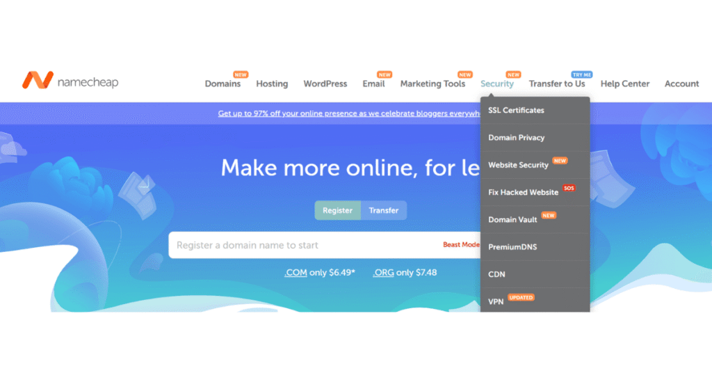 Namecheap Coupon