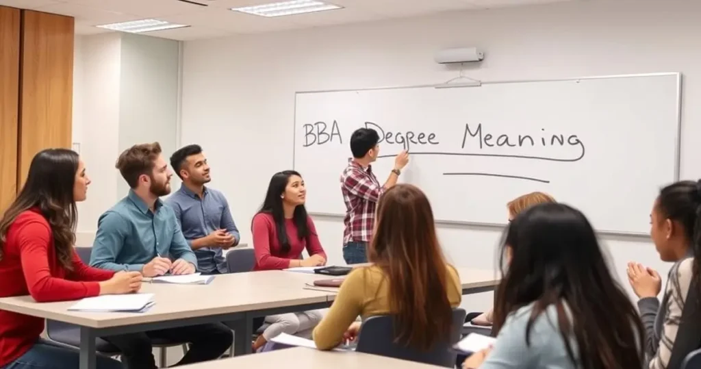 BBA Degree Meaning