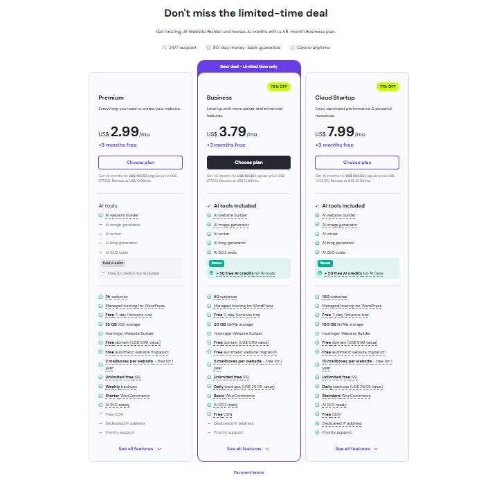 Hostinger with Extra 20% Discount